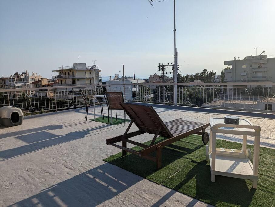 Sunny Terrace In Glyfada